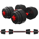Vista fit Top-Sport Комплект дъмбели 2 x 10 кг за домашни тренировки SC 80013-20/1 (SC 80013-20/1)