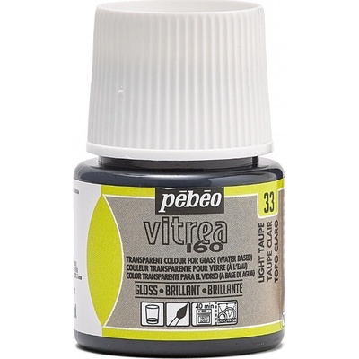 Pébéo Napaľovacia farba na sklo Vitrea 160 45 ml 33 Light Taupe