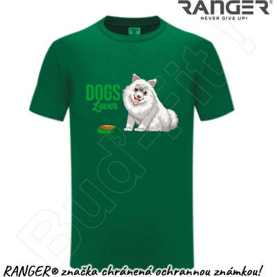 Ranger tričko motív Dogs Lover červená