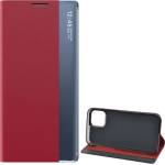 Gigapack Калъф за iPhone 12 Pro Max GIGAPACK, стоящ, с текстилен ефект, активен FLIP, Smart View Cover, ЧЕРВЕН (GP-102133)