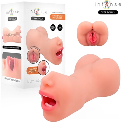 Мастурбатор вагина и уста, двойна стимулация - Deep Touch Riley (D-244821)