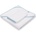 NEW BABY Детска хавлиена кърпа с качулка New Baby BASIC 80x80 бяло-синя (56247)