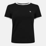Jack Wills Тениска Jack Wills Trinkey Ringer T-Shirt - Black