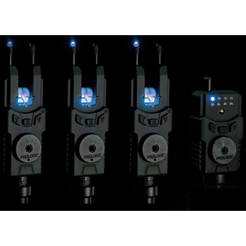 Prologic Sada signalizátorů s příposlechem SMX Alarms Custom Black 3+1 modrá dioda
