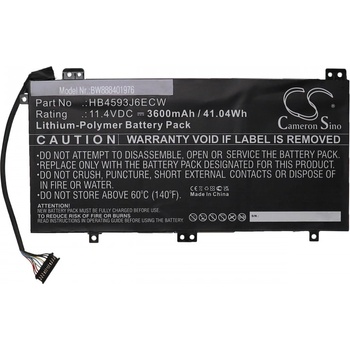 Image 1 of VHBW Батерия за Huawei Matebook 13 / WRT-W19, 3600 mAh (888401976)