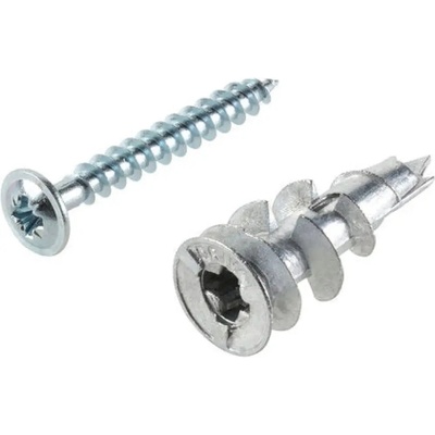 Fischer МЕТАЛЕН ДЮБЕЛ ЗА ГИПСОКАРТОН С ВИНТ 6 БР. fischer gkm s (4006209909171)