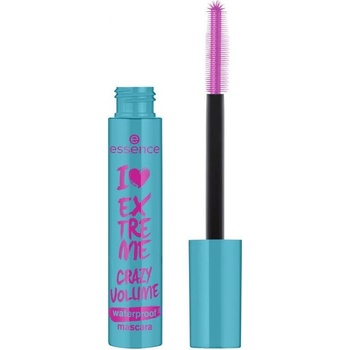 Essence I Love Extreme Crazy Volume voděodolná objemová řasenka Černá 12 ml