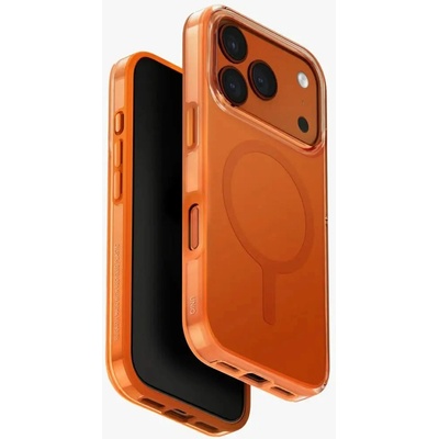 Uniq Clario Magclick калъф за зареждане за iPhone 17 Pro - оранжев (8886463694817)
