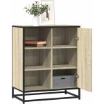 vidaXL Шкаф Сонома Дъб 62x35x76 cm Инженерна дървесина (848995)