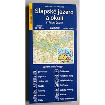 Slapské jezero a okolí střední Čechy