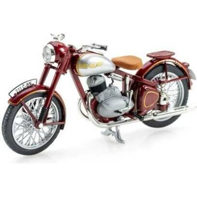 Abrex Jawa 250 Pérák Standard 1948 tmavo červená 1:18