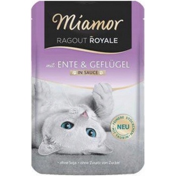 Miamor Ragout Royale s kačicou a hydinou v omáčke 100 g