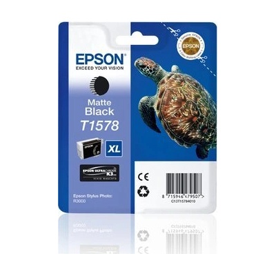 Epson T1578 мастилено касета XL капацитет Черно (C13T15784N10)
