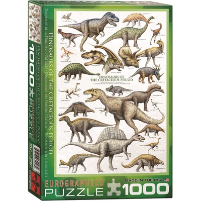 EuroGraphics Svět dinosaurů: Křída 1000 dílků