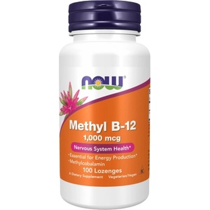 NOW Methyl B-12 1000 mcg [100 Подезични таблетки ]