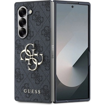 GUESS Калъф Guess - Metal Logo, Galaxy Z Fold 6, сив (3666339313135)