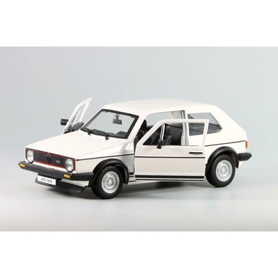 Bburago Volkswagen Golf MkI GTI bílá 1979 1:24