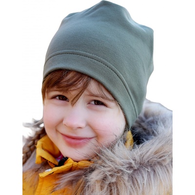 Bavlněná čepice PLETEX B khaki