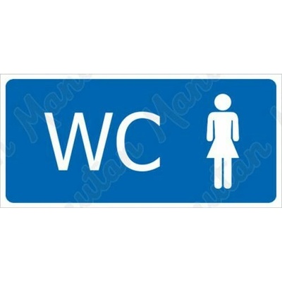 WC ženy, plast 190 x 90 x 0,5 mm