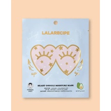 LalaRecipe Heart Goggle Moisture Mask Hydrogélová plátienková očná maska 7 g