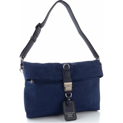Hispanitas kabelka z recyklované kůže navy blue BI264948