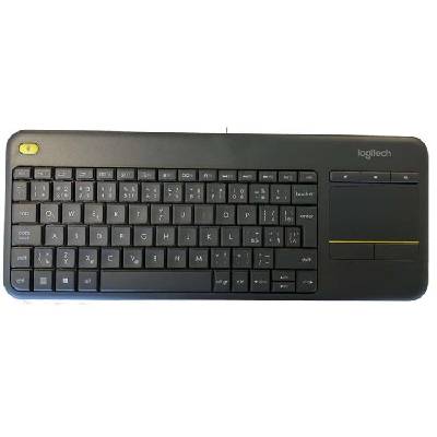 Logitech Wireless Touch Keyboard K400 Plus, CZ, černá, unifying přijímač - Logitech Wireless Touch Keyboard K400 Plus CZ 920-007151