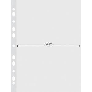 DONAU Document T-Shirts DONAU, widened, PP, A4, crystal, 120micr. , 25pcs