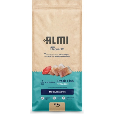 Almi Medium Adult Granule s mořskou řasou 2 x 12 kg