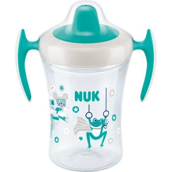 Nuk Неразливаща се чаша с мек накрайник Nuk Evolution - Trainer Cup, 230 ml, Зелена (10255610)