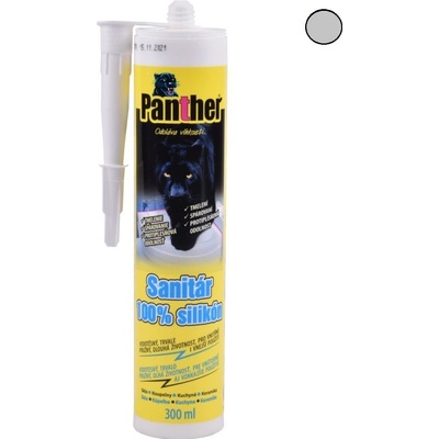 Pantherfix Sanitárny silikón 300 ml sivá