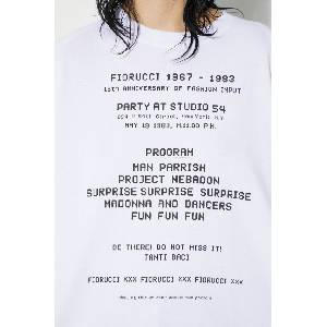 Fiorucci Памучна тениска Invitation Print (U01FPTSH107CJ01WH01)