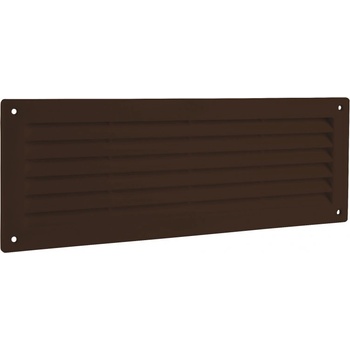 Image 1 of Dalap Кафява вентилационна PVC решетка за врата 462x124 мм (8566)