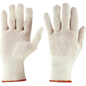 PAYPER hady co s00184-0121 / Памучни ръкавици - бежово/оранжев кант l (s00184012111010l)