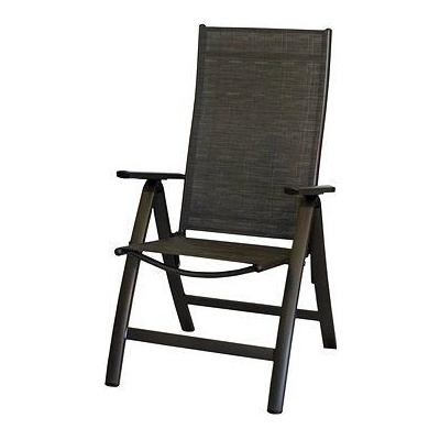 Zahradní křeslo Sun Garden Křeslo LONDON antracit/černá