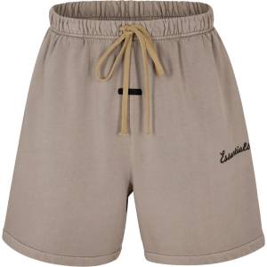 Fear of god essentials Поларени къси панталони FEAR OF GOD ESSENTIALS Men's Fleece Jogger Shorts - Dune