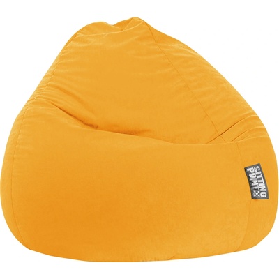 Beanbag Sedací vak Easy XXL 80 × 130 cm žltý
