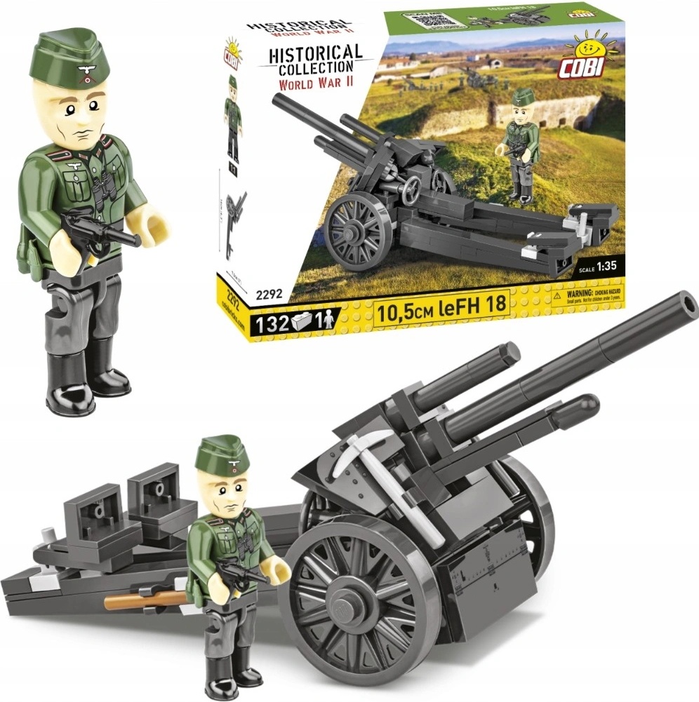 COBI Historical Collection World War II 2053 - Statuetta tedesca Tank Crew 2053