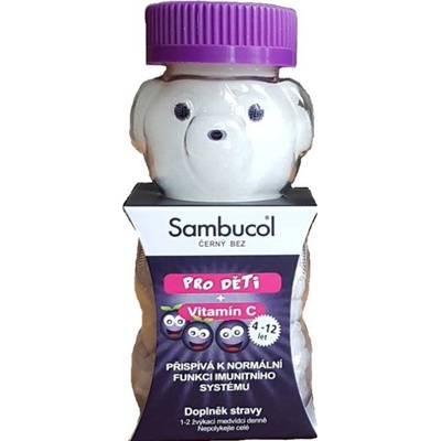 Sambucol Pro Děti + vitamin C medvídci 60 ks