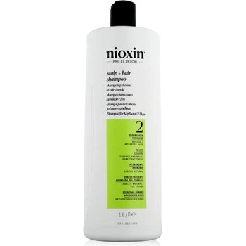 Nioxin System 2 Scalp + Hair Shampoo 1000 ml шампоан за фина коса за повече плътност и здравина за жени