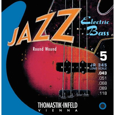 Jazz Bass série Nickel Round Wound RoundcoreSada 5 strun JR345 32592