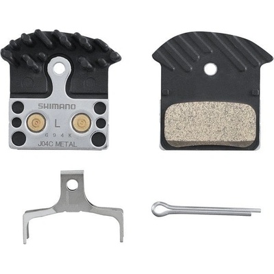 Brzdové destičky Shimano J04C-MF kov s chladičem original balení