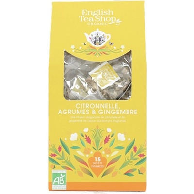 English Tea Shop Citronová Tráva Zázvor a Citrus 15 pyramidek
