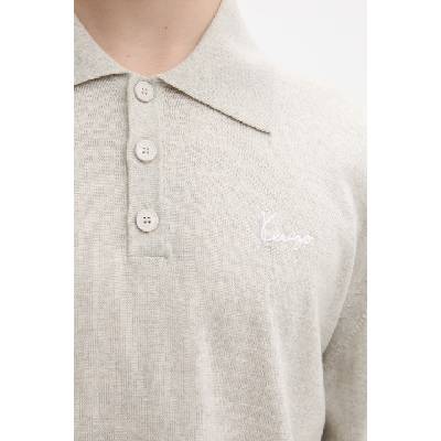 Kenzo тениска тип пулове с яка мъжка от вълна (FG65PO8033LB)