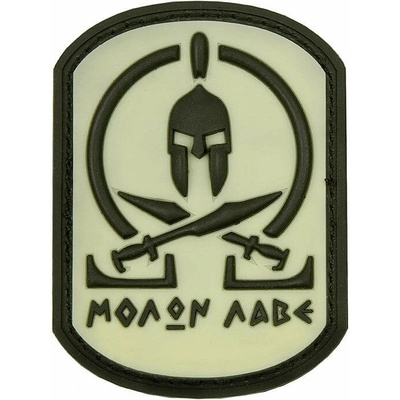 101INC nášivka MOLON LABE plast velcro SNOW
