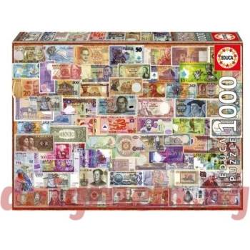 Educa Пъзел educa 17659 - 1000 части - Световните банкноти (edu17659)