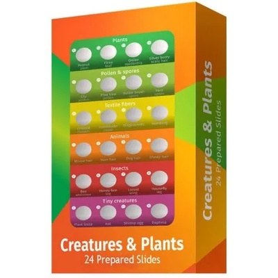 Levenhuk - Комплект подготвени проби от живи същества и растения - LabZZ CP24 (72870)