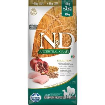 N&D AG Adult M/L Chicken & Pomegranate 15 kg