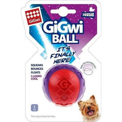 GiGwi TPR odolné pískacie loptička S 5 cm