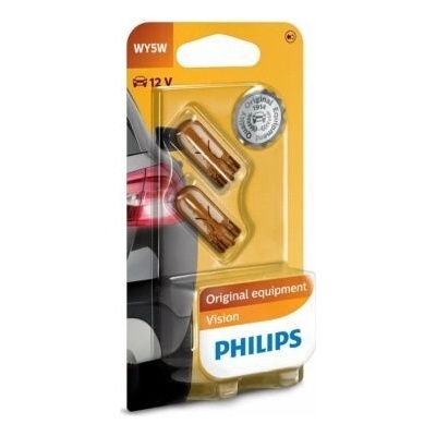 Philips Vision WY5W 12V 5W W2,1x9,5d 2 ks