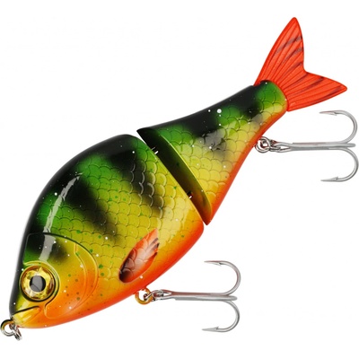 Mikado WOBLER - MFT SWIMBAIT - 10cm / HOT PERCH VOLNĚ POTÁPIVÝ - 1 ks